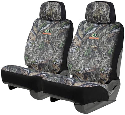 Mossy Oak Camo Seat Covers Low Back - Made with Rip-Stop Oxford Fabric, Airbag Compatible, Universial Fit Most Bucket Seats - Official Licensed Product - color: Oxford Low Back