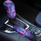 Bulopur Car Shifter Gear Hand Brake Trim Cover Set for Most Cars Van SUV Sedan Truck Auto Accessories - color: Galaxy Butterfly