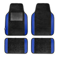 FH Group Automotive Floor Mats – Universal Fit Premium Carpet Car Mats with Driver Heel Pad, Full Set for Cars, SUVs & Trucks - Blue - color: Blue