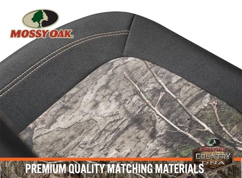 Mossy Oak Camo Seat Covers High Back - Made with Rip-Stop Oxford Fabric, Airbag Compatible, Universial Fit Most Bucket Seats - Official Licensed Product - color: Waterproof Oxford High Back