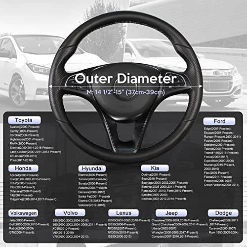 SEG Direct Steering Wheel Cover for Car, Standard Size 14.5-15 inch, Auto Interior Accessories, Plush Warm Velvet, Summer Winter, Purple