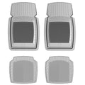 PantsSaver New Generation Car Mats – All-Weather, Heavy Duty, Waterproof, Anti-Slip Rubber Floor Liners for Cars, Trucks, SUVs, Minivans & More 4 Piece Set, Gray