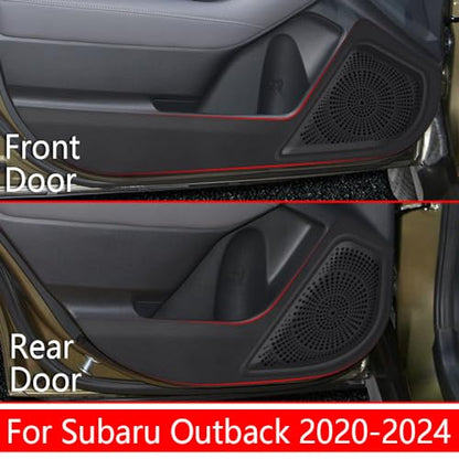 Car Door Anti Kick Pad for Subaru Outback 2020 2021 2022 2023 2024 2025 Accessories Protector Mat Anti Dirty Collision Stickers Inner Decorative Protection