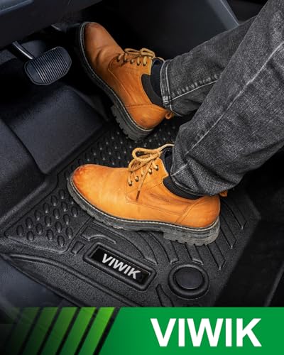 VIWIK Floor Mats Fit for Kia Sorento 7 Seat 2016-2020 S/L/LX/EX/SX/SX Limited, Anti Slip 3D Automotive Car Mats, Car Mats TPE Waterproof Floor Liners All-Weather Protection, 1st & 2nd & 3rd Row - style: Fit for 2016-2020 Kia Sorento 7 Seat S/L/LX/EX/SX/SX