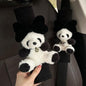 UNICOLD Soft Auto Seat Belt Cover Seatbelt Shoulder Pad Cushions 2 PCS for a More Comfortable Driving Universal Fit for All Cars and Backpack Cute Panda