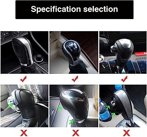 Bling Auto Gear Shift Knob Cover,Auto Shift Gear Cover with Crystal Glitter Bling Rhinestones,Car Knob Gear Stick Protector (Big White Diamond - size: Gear Shift （Big white diamond）