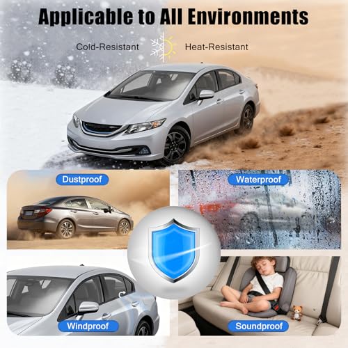 4Pcs Weatherstrip Window Moulding Trim Seal Belt Compatible with 2012-2015 Honda Civic Replace# 72410TR0A01 - color: 2012-2015, size: For Honda Civic