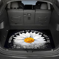 Universal Car Trunk Mat, All Weather Trunk Protection Cargo Liner, Stylish Vehicle Interior Accessories, Durable Cargo Mat Rear Trunk Line Suitable for Most Car (A Large Daisy, 29" x 39") - color: A Large Daisy
