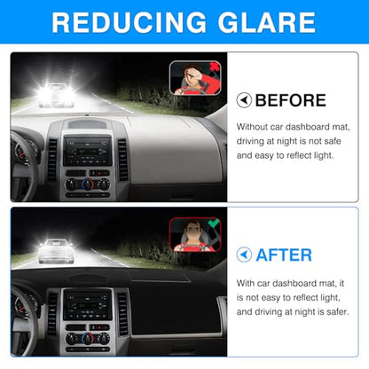 Autorder Dashboard Cover Mat for Ford Edge 2007-2014 Accessories Dash Cover Upgrade Flannel Dash Mat Sunshade Glare UV Rays Protector - size: 2007-2014 Edge
