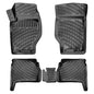 RizLiner Kia Sorento 2003-2009 Floor Mats 3D Custom Fit Compatible with Kia Rubber Car Mats Laser Measured Floor Liners All Weather Heavy Duty Waterproof Odorless Non-Slip TPE (Front & Rear, Black) - size: Sorento 2003-2009