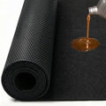 Heavy Duty Oil Spill Mat for Garage Floor, Extra Thick Absorbent with Anti-Slip Rubber Backing, Reusable Under Car Leak Pad (6.6 * 8.5FT)