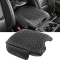 Center Console Cover Compatible with 2013-2018 Ram 1500 & 2019-2024 Ram 2500/3500/1500 Classic Model Jump Seat Accessories, ArmRest Cover Lid with Pocket, Middle Console Covers Pad Cushion - size: 2013-2018 Dodge Ram-Jump Seat Console