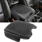 Center Console Cover Compatible with 2013-2018 Ram 1500 & 2019-2024 Ram 2500/3500/1500 Classic Model Jump Seat Accessories, ArmRest Cover Lid with Pocket, Middle Console Covers Pad Cushion - size: 2013-2018 Dodge Ram-Jump Seat Console