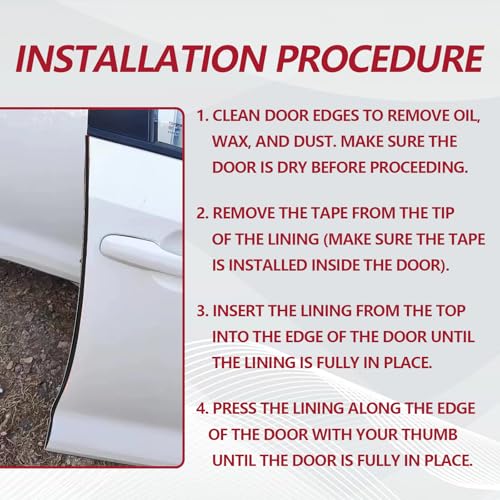 16FT (5M) Car Door Edge Protector, Universal U Shape Trim Molding Rubber Seal Protector with Fits Most Cars (Black) - color: Black