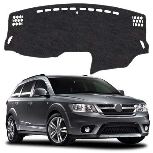 Dash Cover Mat for Dodge Journey 2011-2020 & Fiat Freemont 2010-2016 Non-Slip Dashboard Cover Mat Sunshade UV Rays Protector Interior Accessories - size: Compatible with Journey 2011-2020