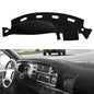 Yiz Dashboard Cover Dash Cover Mat Pad Custom Fit for Dodge Ram 1500 2500 3500 1998 1999 2000 2001 (98-01Black) Y21 - color: 98-01Black