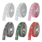 Rhinestone Ribbon Self Adhesive Crystal Rhinestones, 6-Rolls Bedazzling Strips, 6-Yard Rhinestone Strips for DIY Craft, Rhinestones Tape Self Adhesive - color: 6 Colors