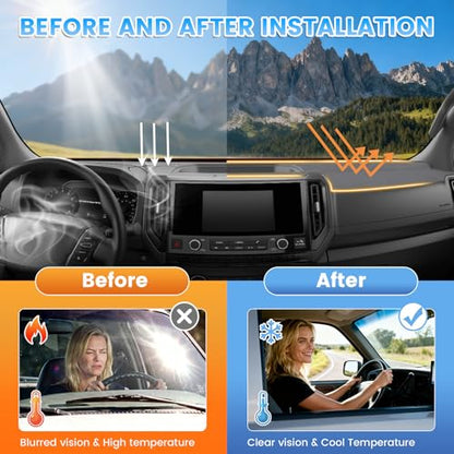 KUST Gray Dash Cover Compatible with Nissan Frontier 2022-2025 2026 Dashboard Cover Accessories for Frontier Non-Slip Polyester Dashboard Mat Custom Fit Center Console Sunshield Protector No Glare - size: Frontier 22-26(Gray)