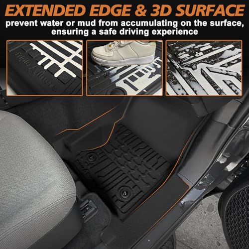 TripleAliners Floor Mats All Weather Liners Compatible with Toyota 2025 2026 4Runner Accessories Custom Fit TPE Heavy-Duty 1st & 2nd & 3rd Row Waterproof Anti-Slip Floor Liners (7 Seats ONLY) - size: 4Runner | 7-Seat | 2025+