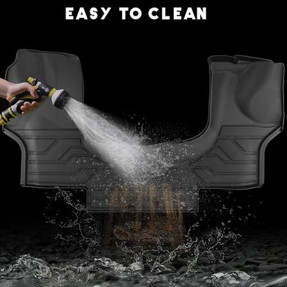 KARPAL Floor Mats for 2015-2025 2026 Chevrolet Express Van & GMC Savana Van 1500/2500/3500 Front Row, All-Weather TPE Custom Fit Floor Liners Car Accessories - style: 2015-2026 | For Chevy Express & GMC Savana 1500/2500/3500 | 1st Row
