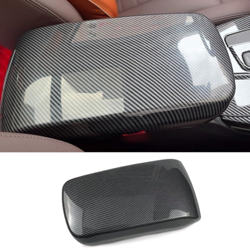 for BMW X3 X4 F25 F26 G01 G02 2011-2021 Car Center Armrest Box Cover Carbon Fiber Color Inner Console Box Storage Box Panel Protect Trim Covers (X3 G01 2018-2022/X4 G02 2019-2022) - size: X3 G01 2018-2022/X4 G02 2019-2022