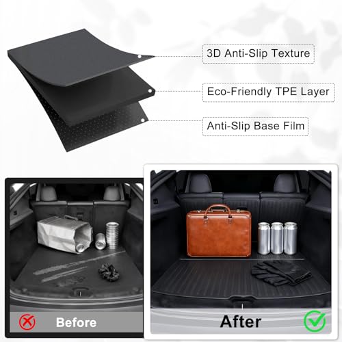 TPE Floor Mats & Cargo Liner for Jeep Compass 2017-2026 All Weather Car Floor Liners Fit Jeep Compass 2017-2026 Accessories Black - size: 2017-25|For Jeep Compass|full set