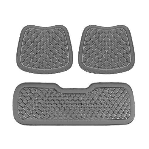 3D Decompression Car Seat Cushion Breathable and Comfortable Driver Seat Cushion Non-Slip Car Seat Pads for Car,Truck,SUV,Truck,Etc (Three-piece set, Gray) - color: Gray, style: Three-piece set