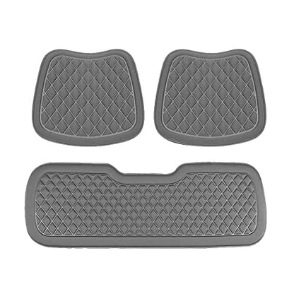 3D Decompression Car Seat Cushion Breathable and Comfortable Driver Seat Cushion Non-Slip Car Seat Pads for Car,Truck,SUV,Truck,Etc (Three-piece set, Gray) - color: Gray, style: Three-piece set