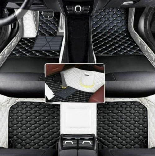 AerfineCar Mats Fit for BMW 1 2 3 4 5 6 7 8 Series X1 X2 X3 X4 X5 X6 X7 GT Waterproof car Floor mats Custom Full Coverage All Weather Protection Non-Slip Leather Floor Liners (Fashion Color 18) - color: Fashion Color 18