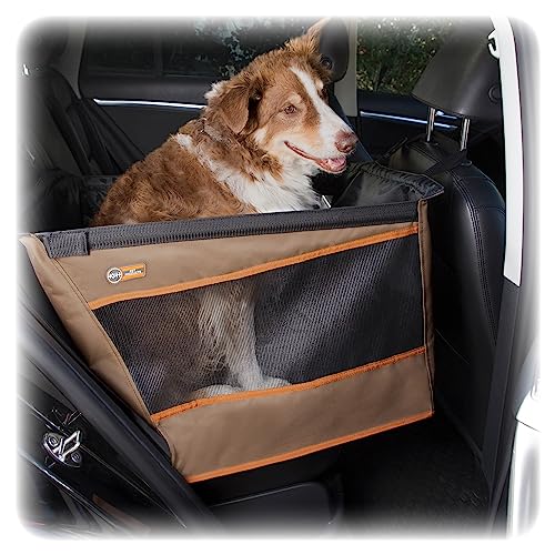 K&H Pet Products Buckle N' Go Dog Car Seat for Pets, Tan - color: Tan, size: Large 21 X 19 X 19 Inches
