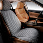 IVICY Faux Linen Front Car Seat Cover – Non-Slip Bucket Seat Protector for Most Cars, SUVs, Vans & Trucks – 1 Seat Cover, Machine Washable, Side-Airbag Friendly, Cool Gray - color: GRAY HYB LN