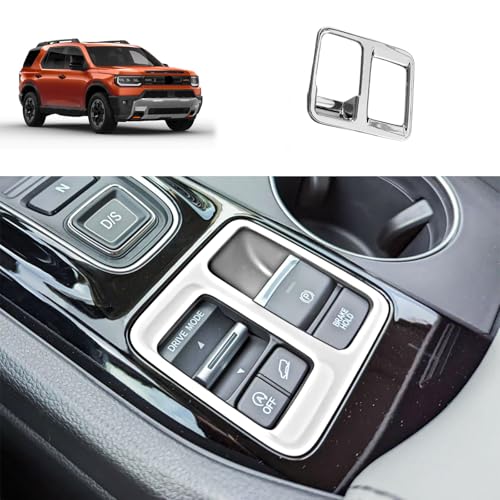 Electronic Handbrake Panel Cover Compatible with Honda New Passport 2026 2027 Gear Shift Panel Cover Interior Car Accessories Stainless Steel 1PCS(Silver) - color: Silver