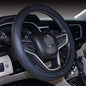 Mayco Bell Small Size Steering Wheel Cover Anti-Slip,Safety,Soft,Breathable,Durable,Full Surround,Comfortable Grip Microfiber Leather (14-14.25 inch,Black) - color: Black, size: 14''-14.25''