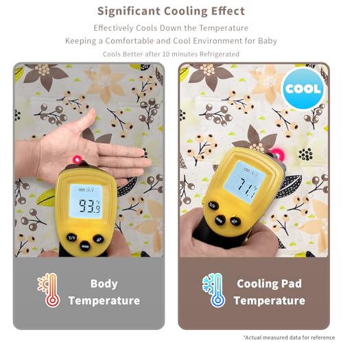 Gel Car Seat Cooler Pad for Children,Summer Breathable Ice Stroller Cooler Mat,Multifunctional Baby Cooling Pad Suitable for Stroller, Baby Dining Chair, Child Safety Seat