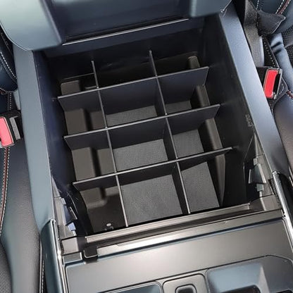 Center Console Organizer for Ford F150 (2021-2026) (Full Console w/Bucket Seats ONLY) - Made in USA - Select 2024-2026 Models - SLX169