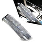 QODOLSI Pack-1 Bling Car Handbrake Cover, Diamond Studded Car Shift Gear Cover, Rhinestone Handbrake Protective Cover, Handbrake Shell Pull Handle Cover (White)
