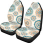 INSTANTARTS Boho Mandala Front Car Seat Covers Breathable Automotive Vehicle Seat Cover Auto Interior Accessories Fit for Most Cars SUV - color: Boho Mandala