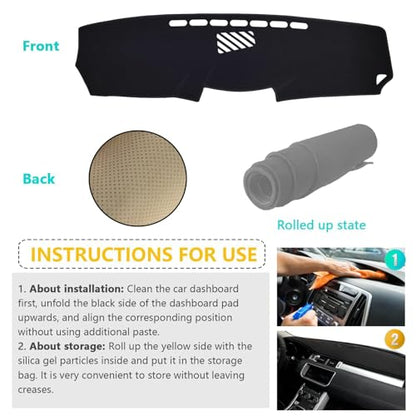 Dashboard Cover Suitable for Lexus IS250 IS350 2006 2007 2008 2009 2010 2011 2012 2013 Car Dashboard Cover Sun Visor Mat Non-Slip Polyester Dashboard Accessories - size: 2006-2013 For Lexus IS