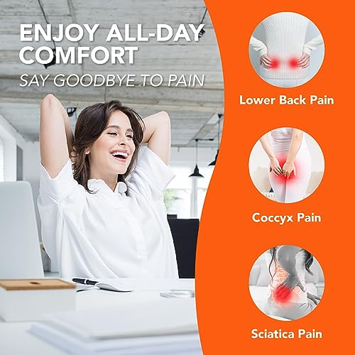 Lofty Aim Car Seat Cushion, Comfort Memory Foam Car Cushions for Driving (Gray)