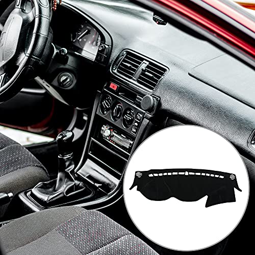 X AUTOHAUX Car Dashboard Cover for Hyundai Sonata 2011 2012 2013 2014 Nonslip Dash Carpet Dash Guard - color: Black