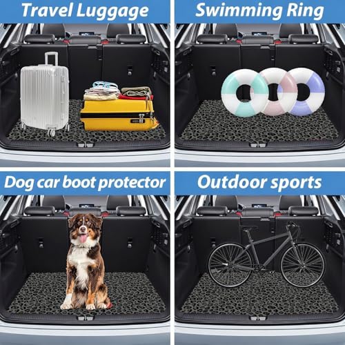 Automotive Floor Mats 5 Pcs, Universal Car Floor Mats, Leopard Print Cargo Liner, Car Accessory for SUVs/Sedan/Wagons, Durable Protective Mat, Trunk Liner for Families/Travel Enthusiasts - style: Bundle 9