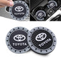 Car Cup Holder Coaster for Toyota Avalon Prius Allion RAV4 Highlander Series Cupholder Coaster Interior Accessories 2.75in 2Pack - color: Black-08