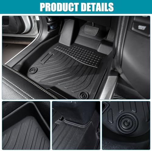All Weather Floor Mats Compatible with 2016-2022 Lexus RX, Black 3D Car Mats Full Set Heavy Duty TPE Non-Slip Interior Accessories (2016-2022 RX) - color: 2016-2022 RX