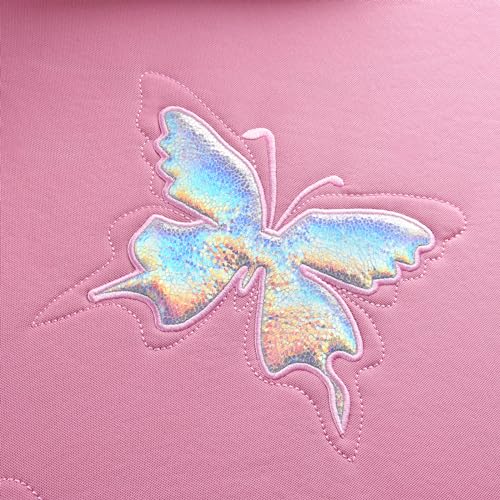 Flying Banner Butterfly car seat Covers ful Set Fashion Universal Lady Woman Female Rear Bench Split Colorized (Full Set - Lace, Solid Pink) - color: Solid Pink Lace, size: Full set