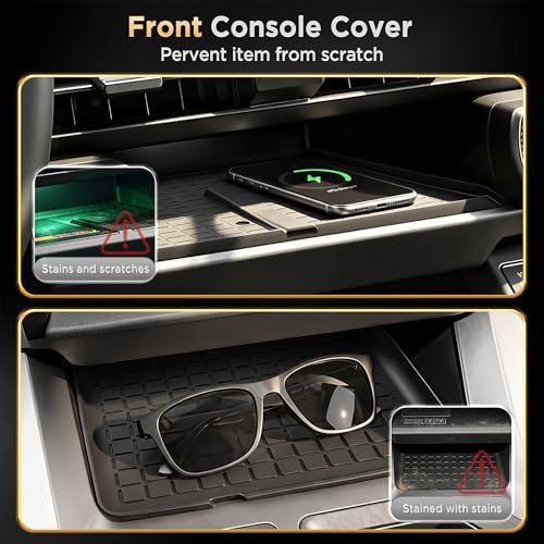 5PCS for Toyota RAV4 2026 Center Console Organizer Armrest Divider Wireless Charging Pad Cup Holder for Toyota RAV4 Accessories 2026(Not for Limited)