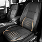 Car Seat Cushion - Memory Foam Car Seat Pad with Breathable Mesh, Relief Back Pain, Universal Fit, Easy to Install, Cushion Set for SUV/Truck Etc– Black