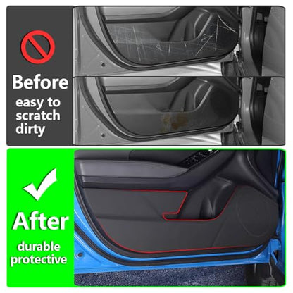 Car Door Anti Kick Pad for Subaru Crosstrek Accessories 2024 2025 2026 Protector Mat Dirty Collision Stickers Interior