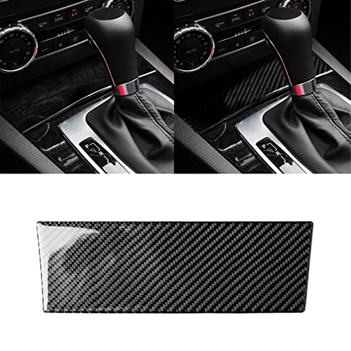 for Mercedes-Benz C-Class W204 2007-2013 Real Soft Carbon Fiber Cigarette Lighter Panel Cap Center Console Decoration Trim Cover Sticker Car Interior Accessories - color: Cigarette Lighter