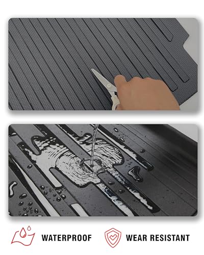 Cargo Liner Compatible with 2017-2025 2026 Jeep Compass Trunk Mat Cargo Mat Back Seat Cover Protector (Backrest Mats+Trunk Mat) - size: FOR Jeep Compass 2017-2025