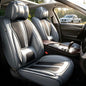Custom Fit Faux Leather Seat Covers for Nissan Frontier 2007-2026 Full Set 5 Seats, Airbag Compatible, Black & Dark Gray - color: #066 Black&Gray, size: 5 Seats